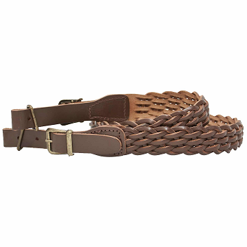 Bisley Plaited Leather Sling | Ron Daley Air Guns